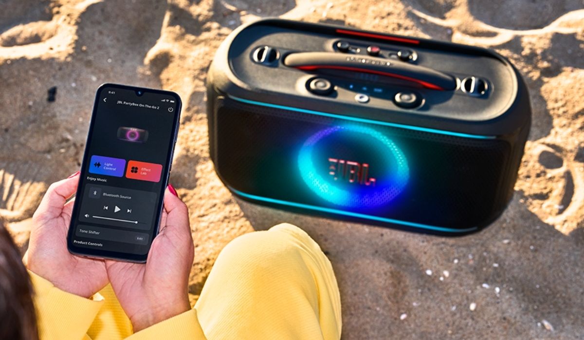 Loa Karaoke  di động JBL PartyBox On The Go 2 Plus ch&iacute;nh h&atilde;ng gi&aacute; rẻ