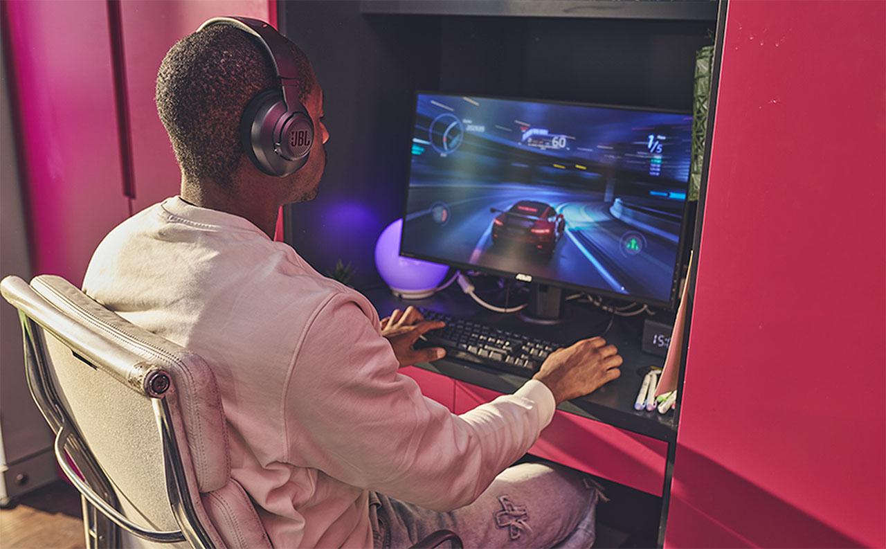 Tai nghe Gaming chụp tai c&oacute; microphone JBL Quantum 100M2 ch&iacute;nh h&atilde;ng gi&aacute; rẻ nhất