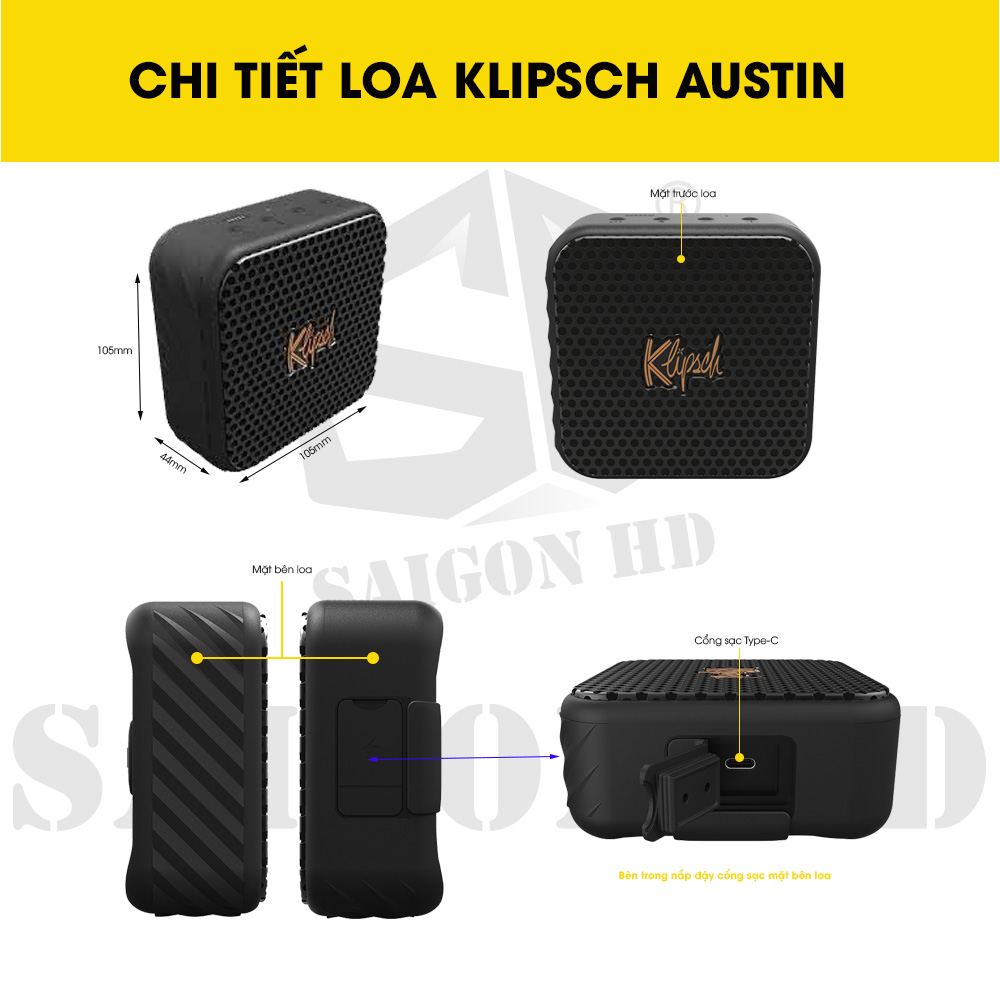 CHI TIẾT THÔNG TIN LOA KLIPSCH AUSTIN