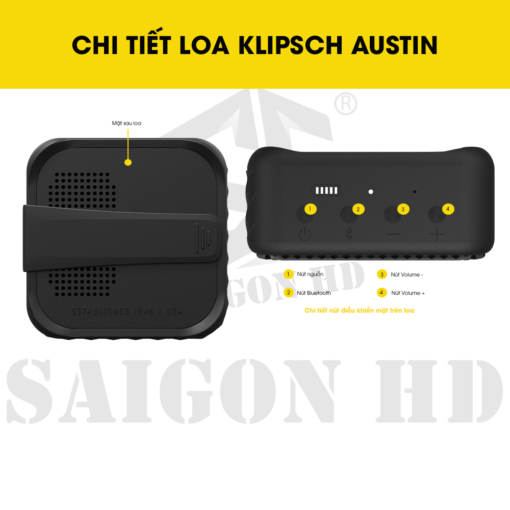 CHI TIẾT THÔNG TIN LOA KLIPSCH AUSTIN