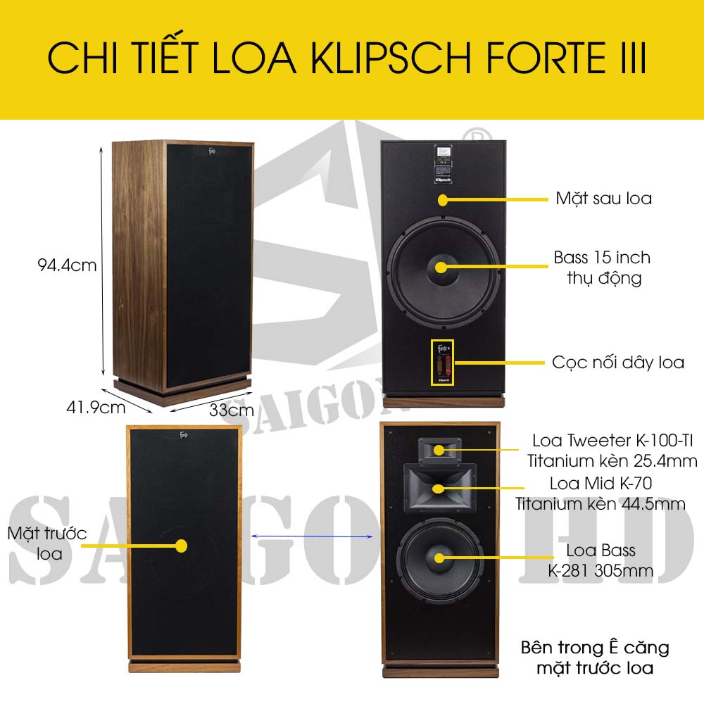 LOA KLIPSCH FORTE III