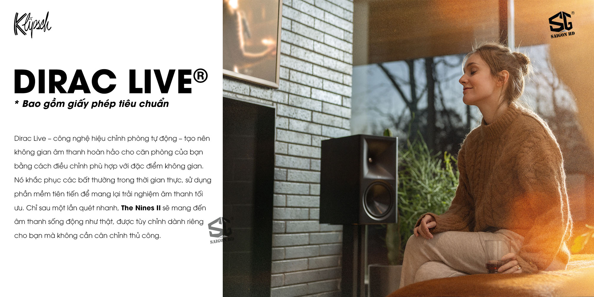 Cặp loa Bookshelf Active cao cấp Klipsch The Nines II ch&iacute;nh h&atilde;ng mới nhất gi&aacute; rẻ nhất