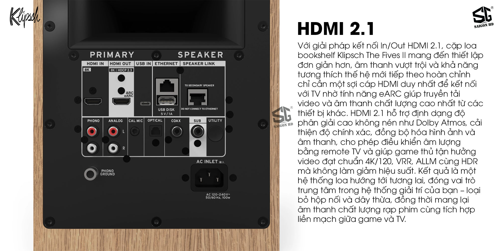 Cặp loa Bookshefl Active nghe nhạc Klipsch The Sevens II ch&iacute;nh h&atilde;ng mới nhất gi&aacute; rẻ nhất