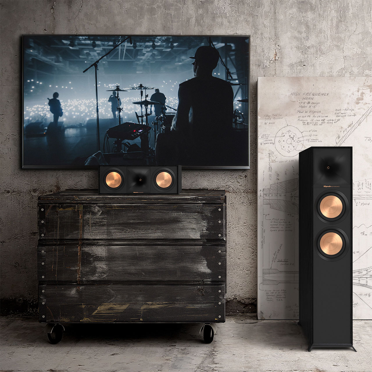 Loa Center Klipsch R-50C ch&iacute;nh h&atilde;ng gi&aacute; rẻ nhất