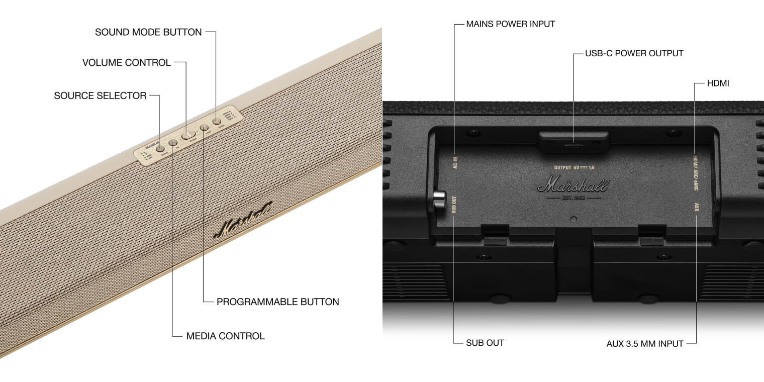 Loa SoundBar Marshall Heston 60 chính hãng mới nhất giá rẻ nhất