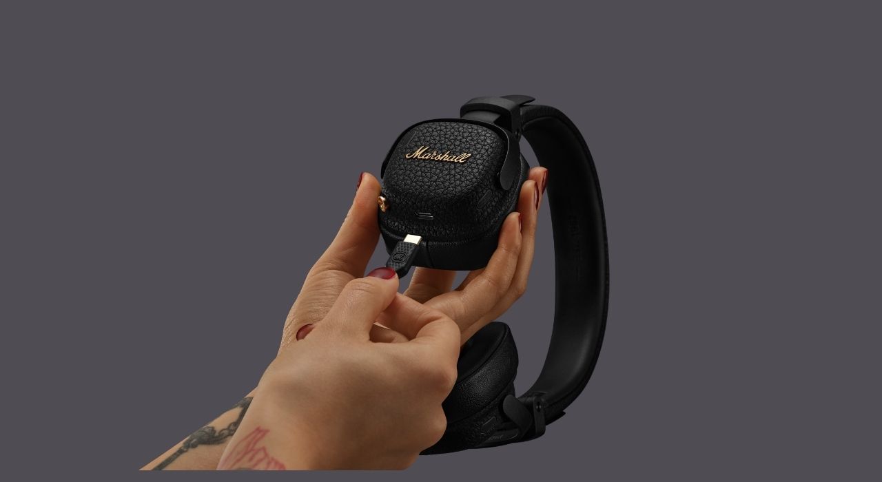 Tai nghe chụp tai Marshall Milton A.N.C Black ch&iacute;nh h&atilde;ng gi&aacute; rẻ