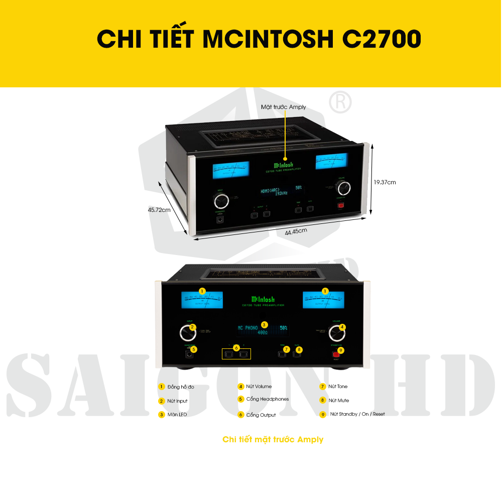 CHI TIẾT MCINTOSH C2700