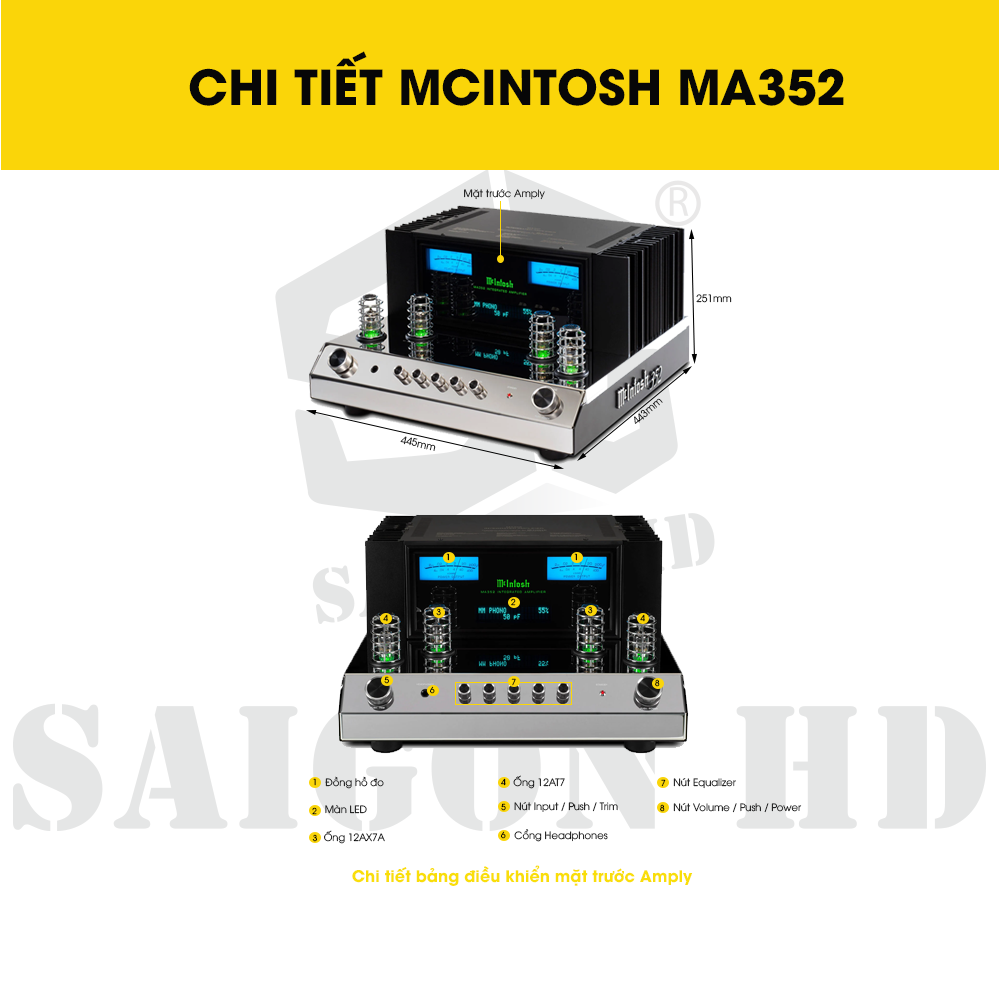 CHI TIẾT THÔNG TIN MCINTOSH MA352