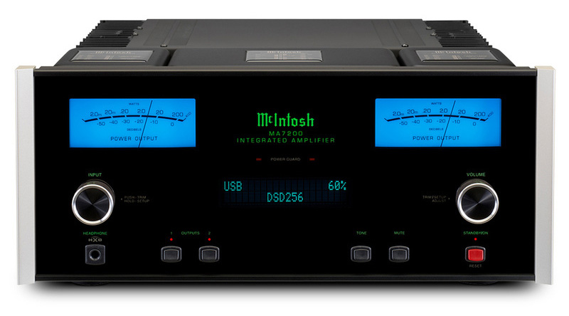 McIntosh ra mắt ampli tích hợp MA7200 và receiver MAC7200