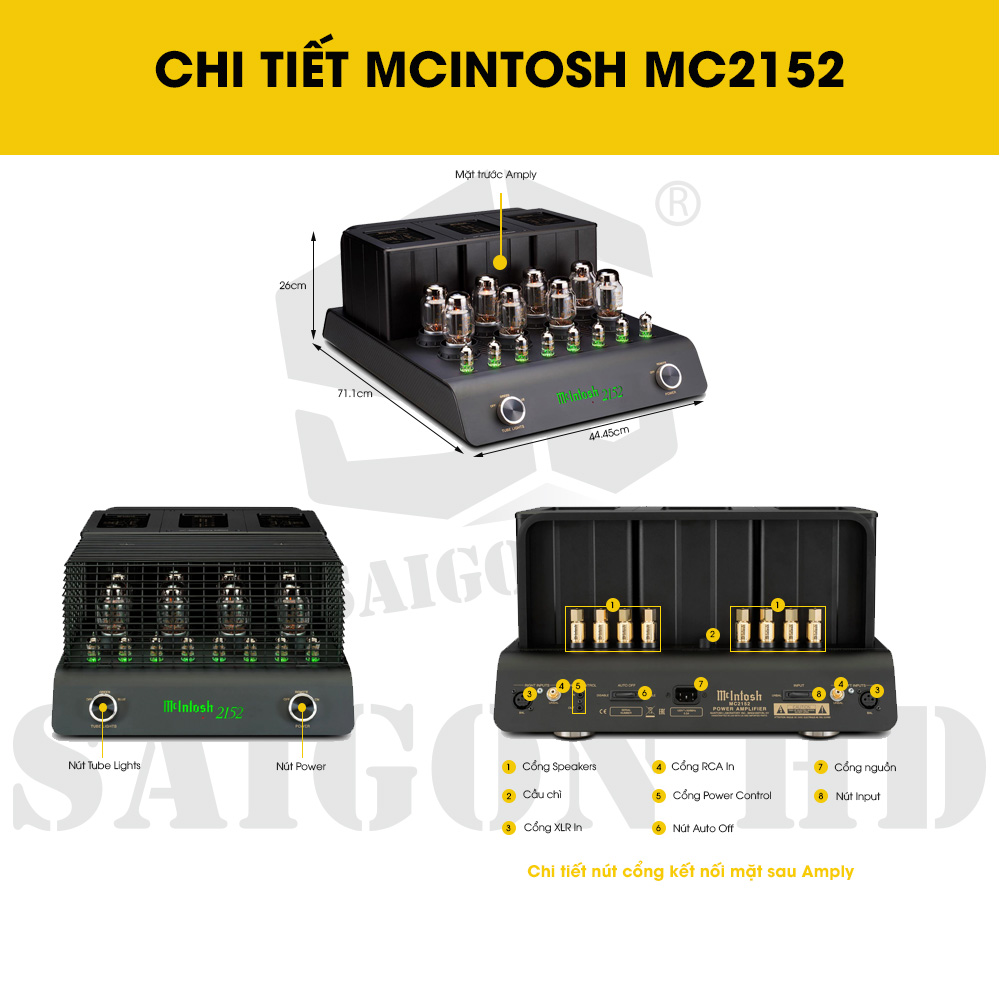 CHI TIẾT THÔNG TIN MCINTOSH MC2152