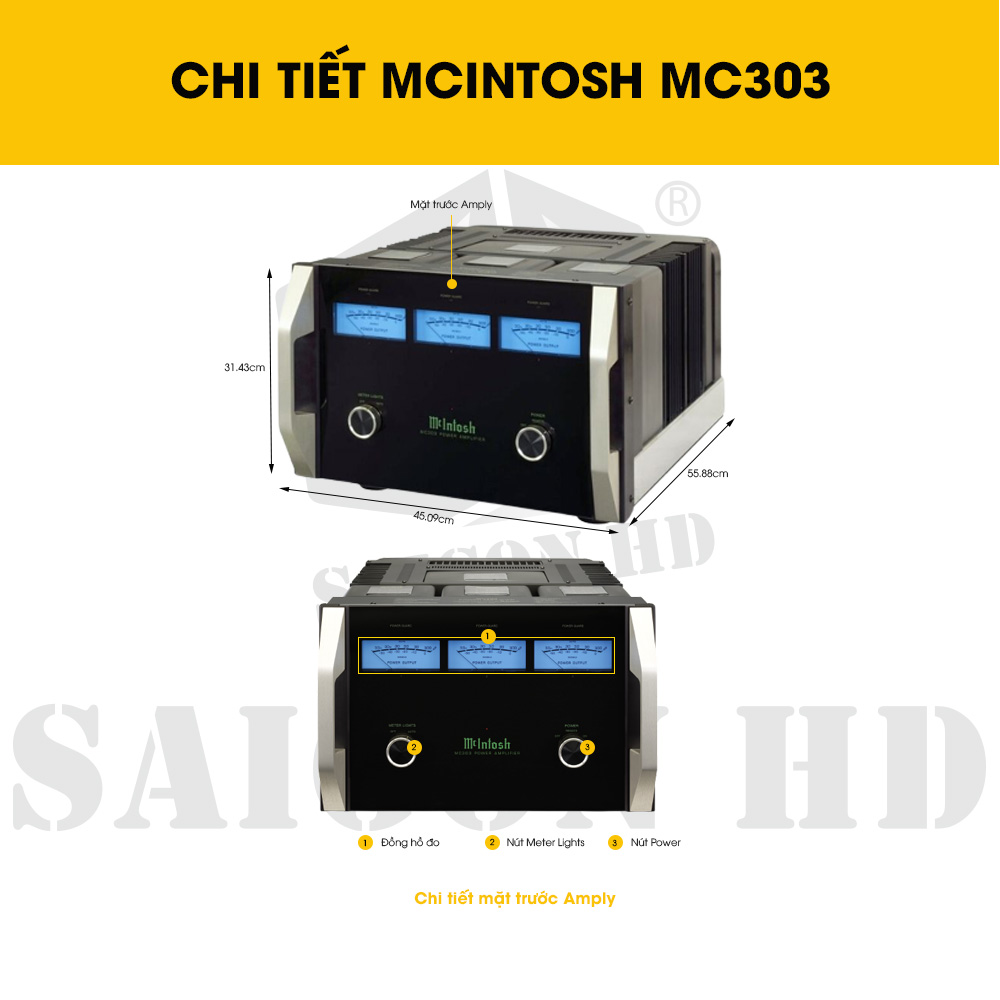 CHI TIẾT THÔNG TIN MCINTOSH MC303