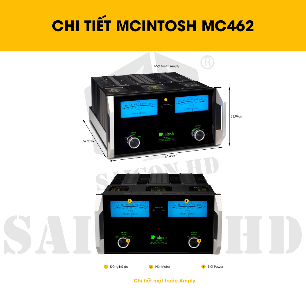 CHI TIẾT THÔNG TIN MCINTOSH MC462