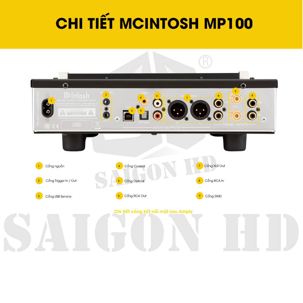 CHI TIẾT THÔNG TIN MCINTOSH MP100