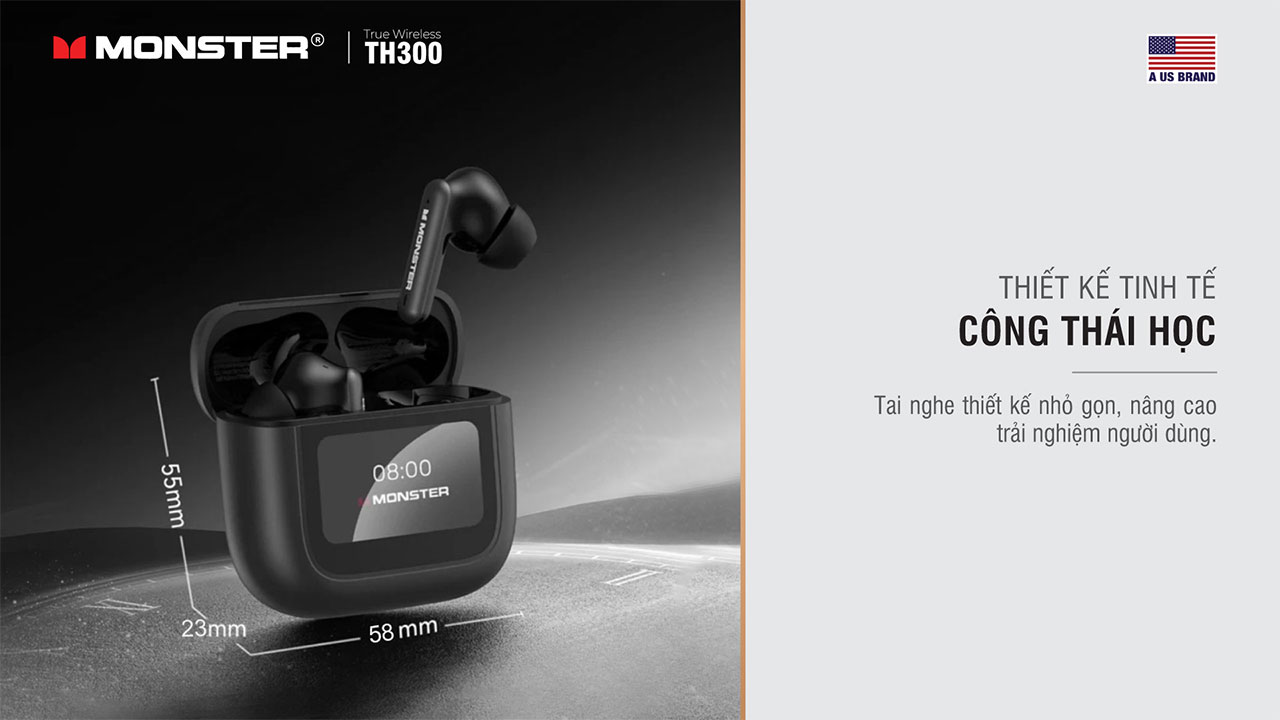 Tai nghe True Wireless Monster TH 300 ch&iacute;nh h&atilde;ng gi&aacute; rẻ nhất