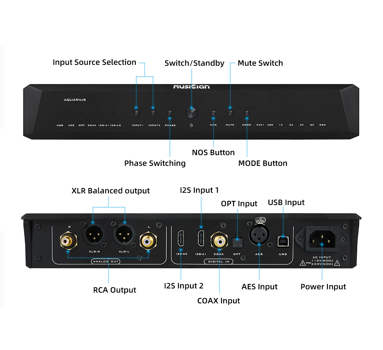 DAC MUSICIAN AQUARIUS