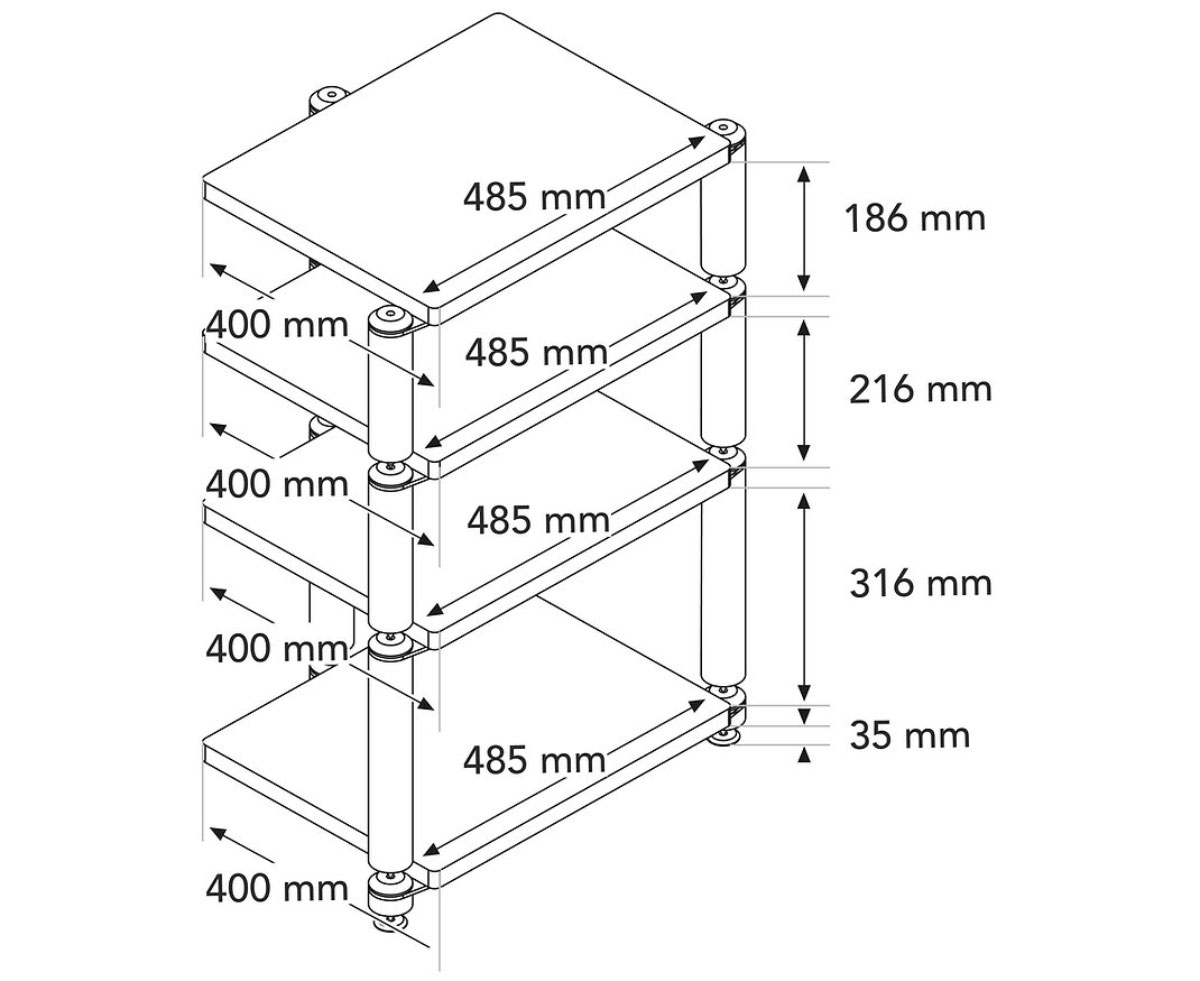 Kệ m&aacute;y NORSTONE COPENHAGEN - MODULE Base