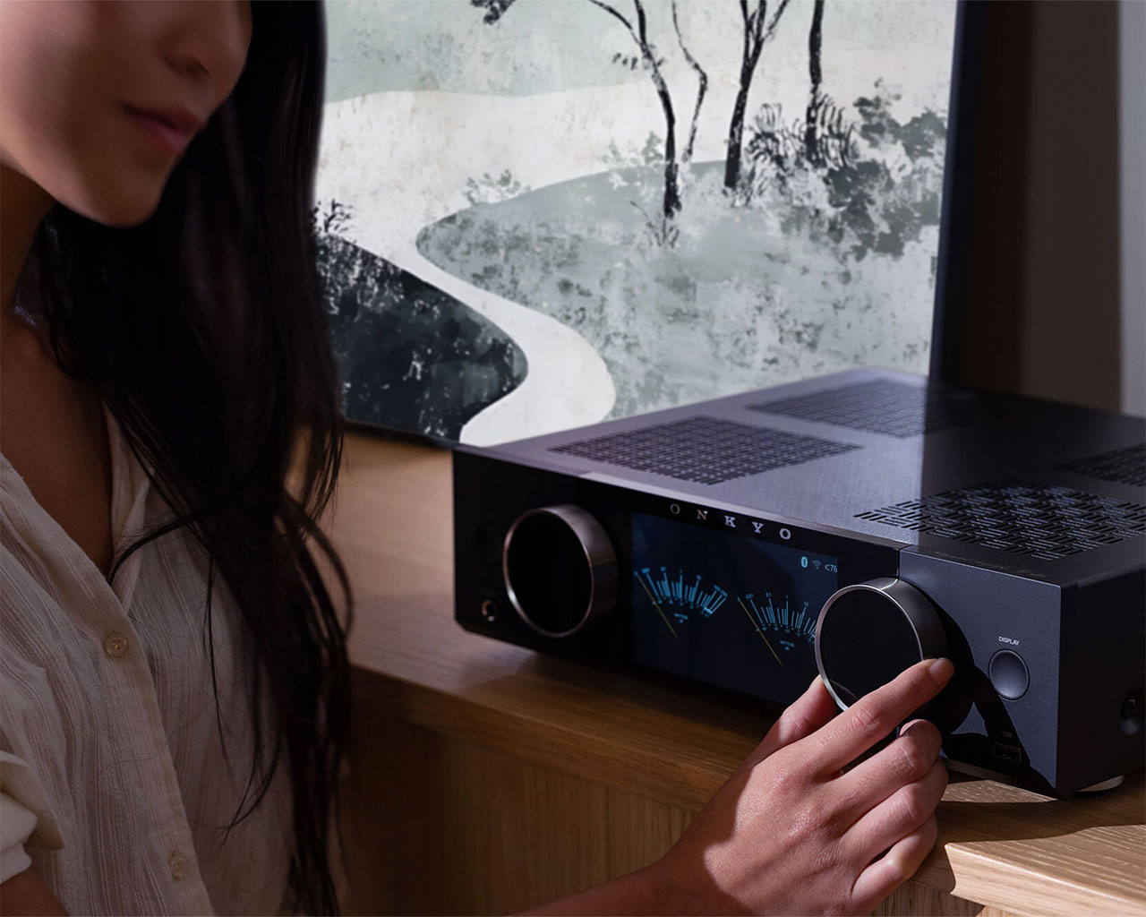 Amply nghe nhạc t&iacute;ch hợp Network Streamer Onkyo Muse Y40 ch&iacute;nh h&atilde;ng gi&aacute; rẻ nhất