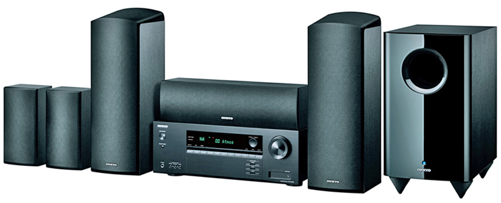 Dàn loa Onkyo HT S5915 có thiết kế nhỏ gọn giúp bạn tiết kiệm được không gian bố trí