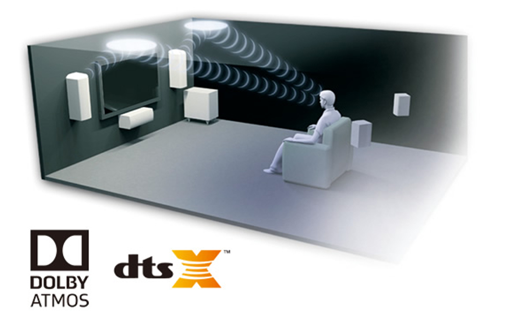 Âm thanh hay hơn, sống động hơn với Dolby Atmos® và DTS: X ™