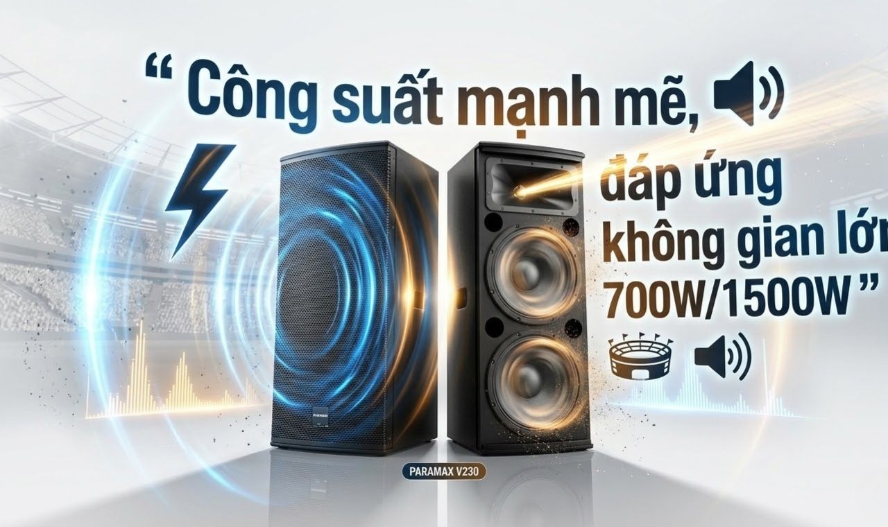 Loa Karaoke Paramax V230 ch&iacute;nh h&atilde;ng gi&aacute; rẻ nhất