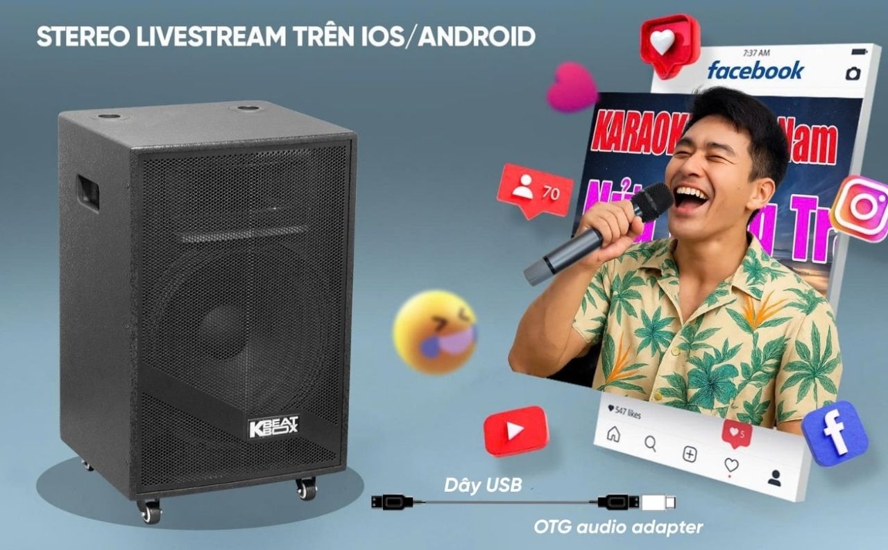 Loa Karaoke di động KB39Neo ch&iacute;nh h&atilde;ng gi&aacute; rẻ nhất