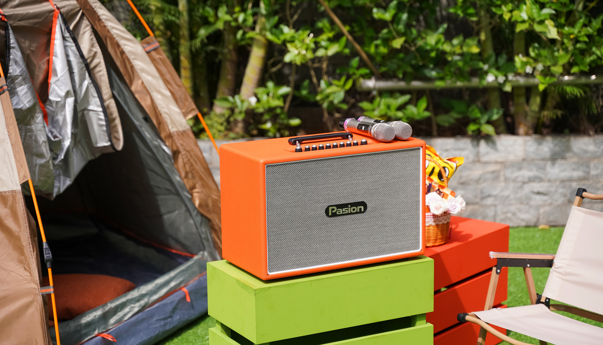 Loa k&eacute;o Karaoke Bluetooth di động Paramax Pasion Outro ch&iacute;nh h&atilde;ng mới nhất 2025