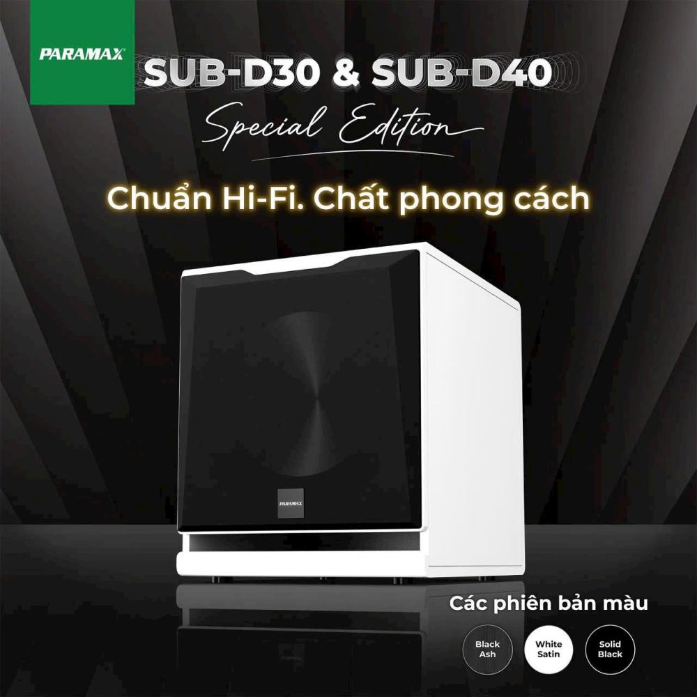 Loa si&ecirc;u trầm Paramax Sub-D30 Special Edition ch&iacute;nh h&atilde;ng gi&aacute; rẻ nhất 