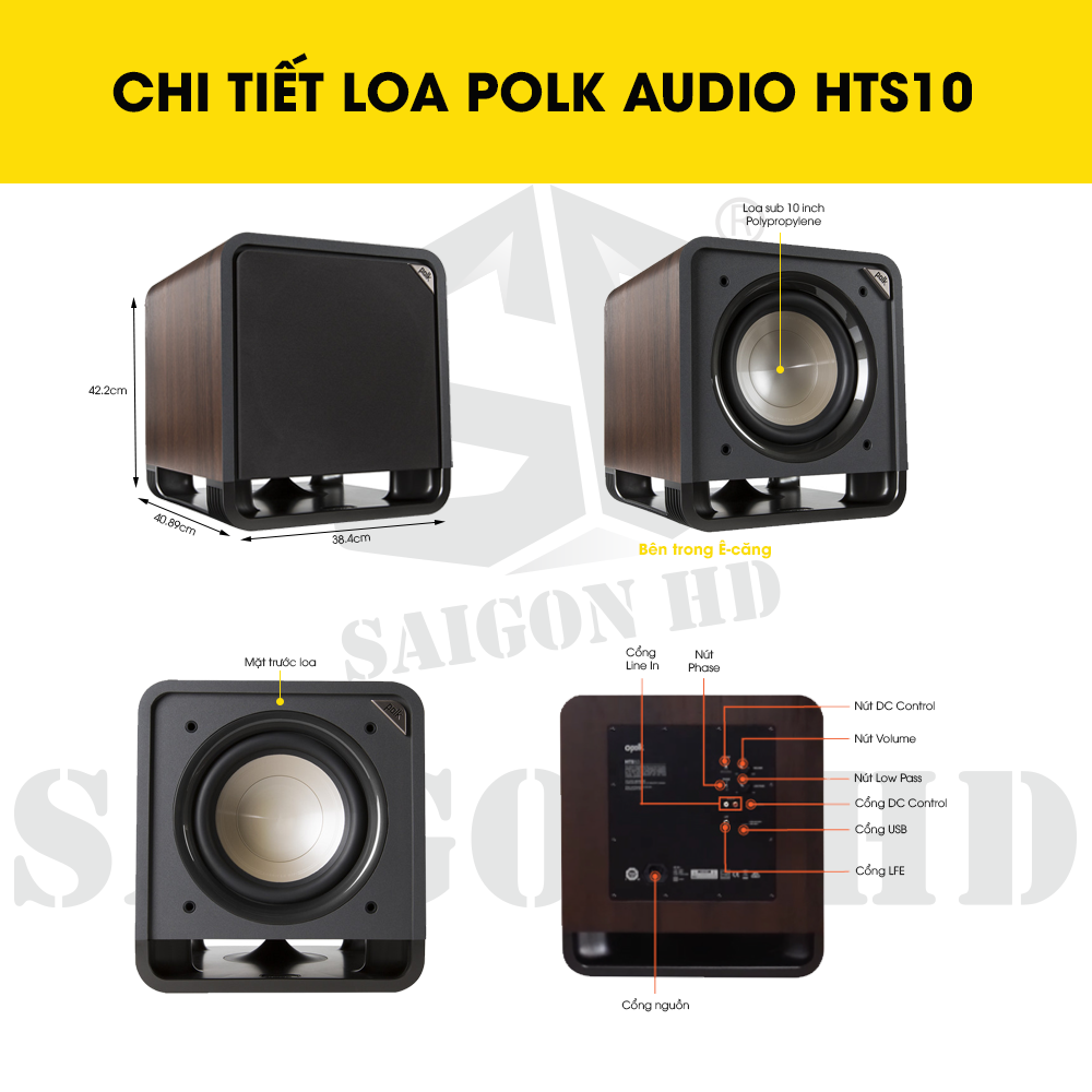 CHI TIẾT LOA POLK AUDIO HTS10