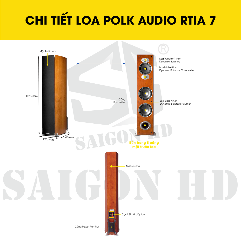 CHI TIẾT LOA POLK AUDIO RTiA 7