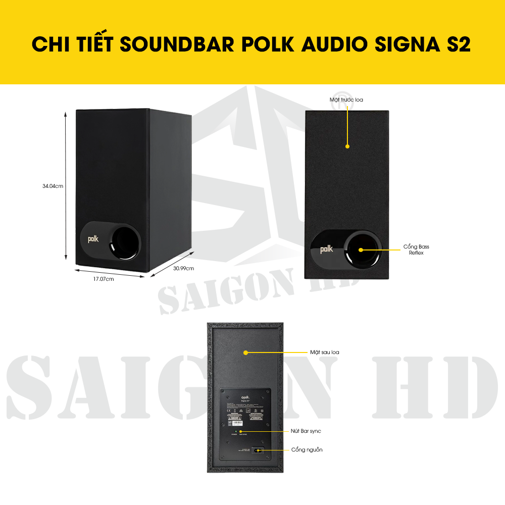 CHI TIẾT THÔNG TIN LOA POLK AUDIO SIGNA S2