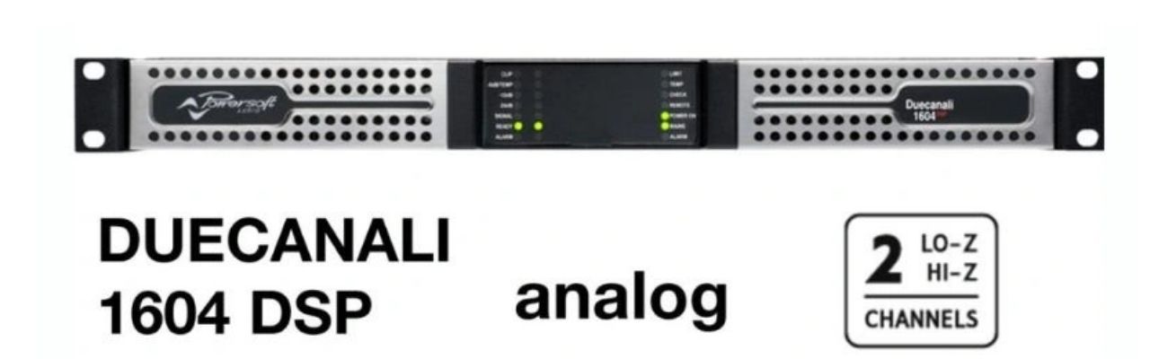 Amply C&ocirc;ng Suất Powersoft DUECANALI 1604 DSP ch&iacute;nh h&atilde;ng gi&aacute; rẻ