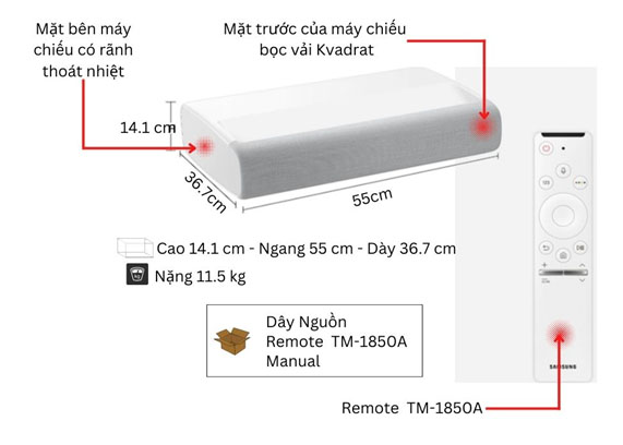 SAMSUNG SMART 4K UHD THE PREMIERE LSP9T