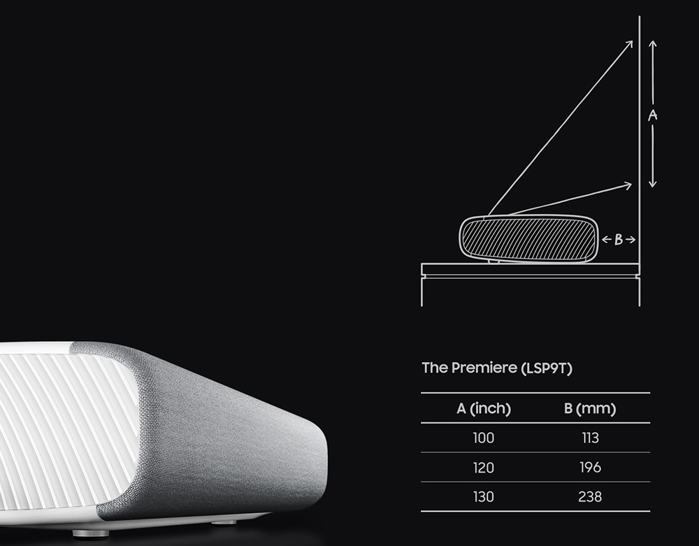 SAMSUNG SMART 4K UHD THE PREMIERE LSP9T