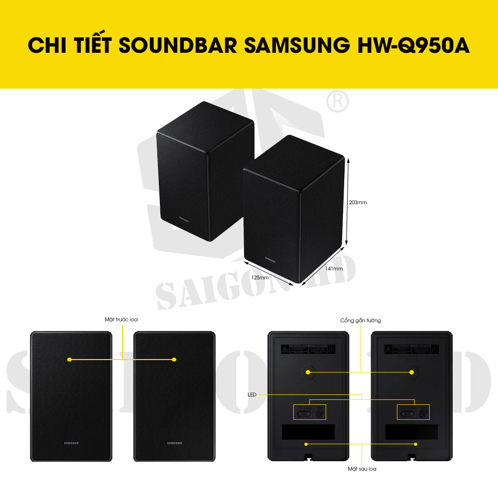 CHI TIẾT SOUNDBAR SAMSUNG HW-Q950A