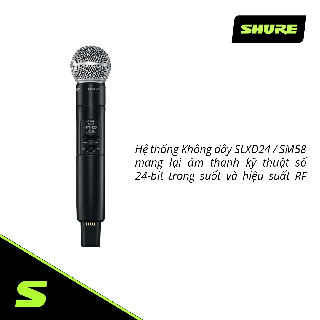 MICRO SHURE SLXD24DA/SM58