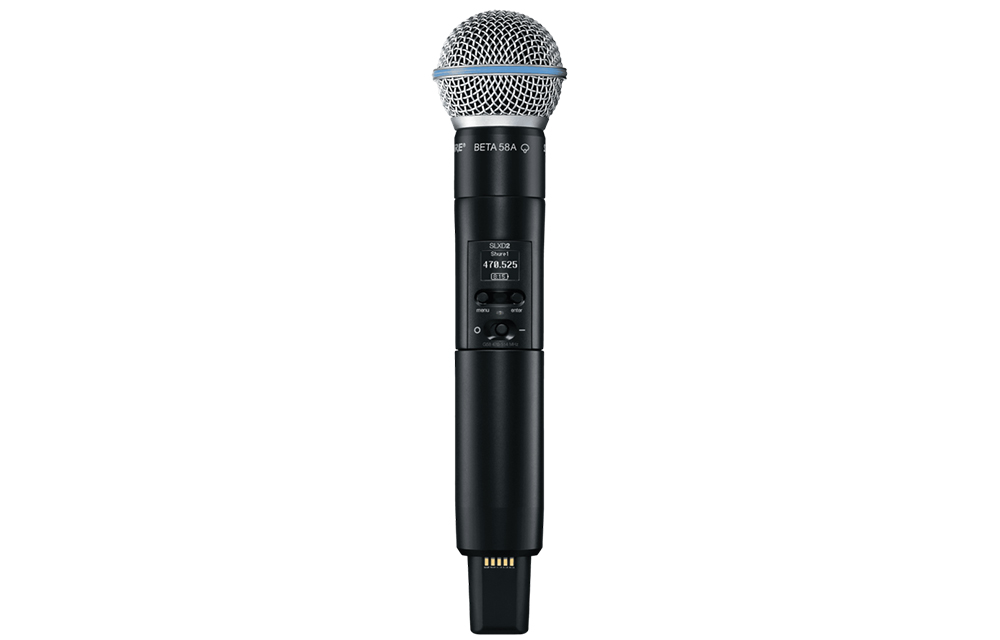 Shure SLXD2/B58 dễ dàng đồng bộ hóa với bộ thu không dây phù hợp với mọi ứng dụng