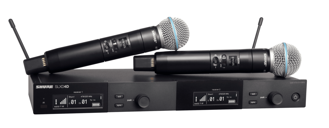 Micro SHURE SLXD24D/B58