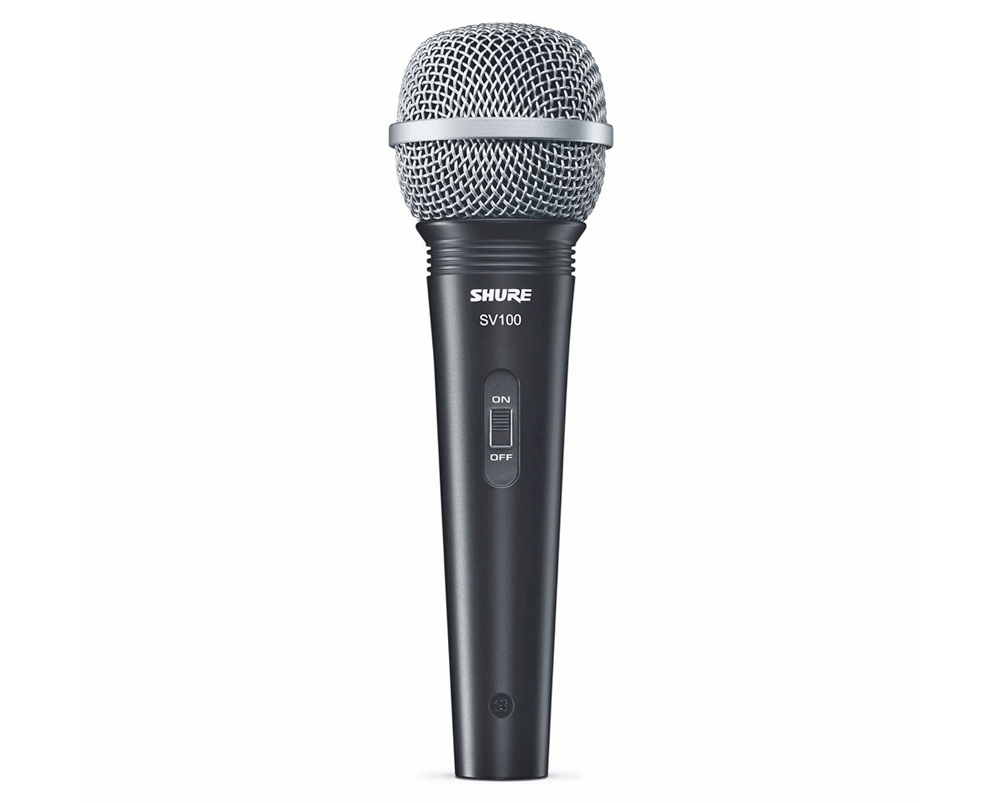 Micro có dây Shure SV100 giúp giảm tiếng hú, cho âm thanh vang và ấm