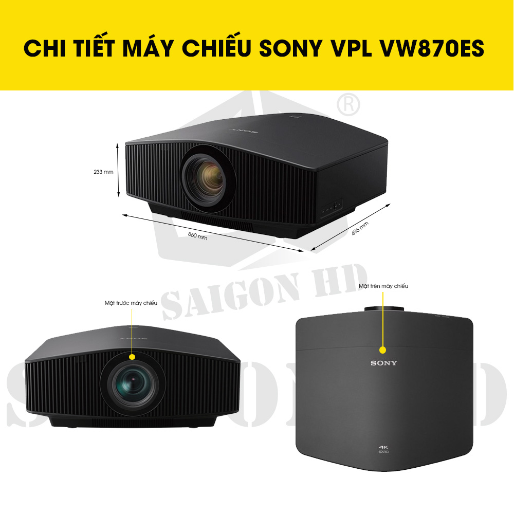 CHI TIẾT MÁY CHIẾU SONY VPL VW870ES