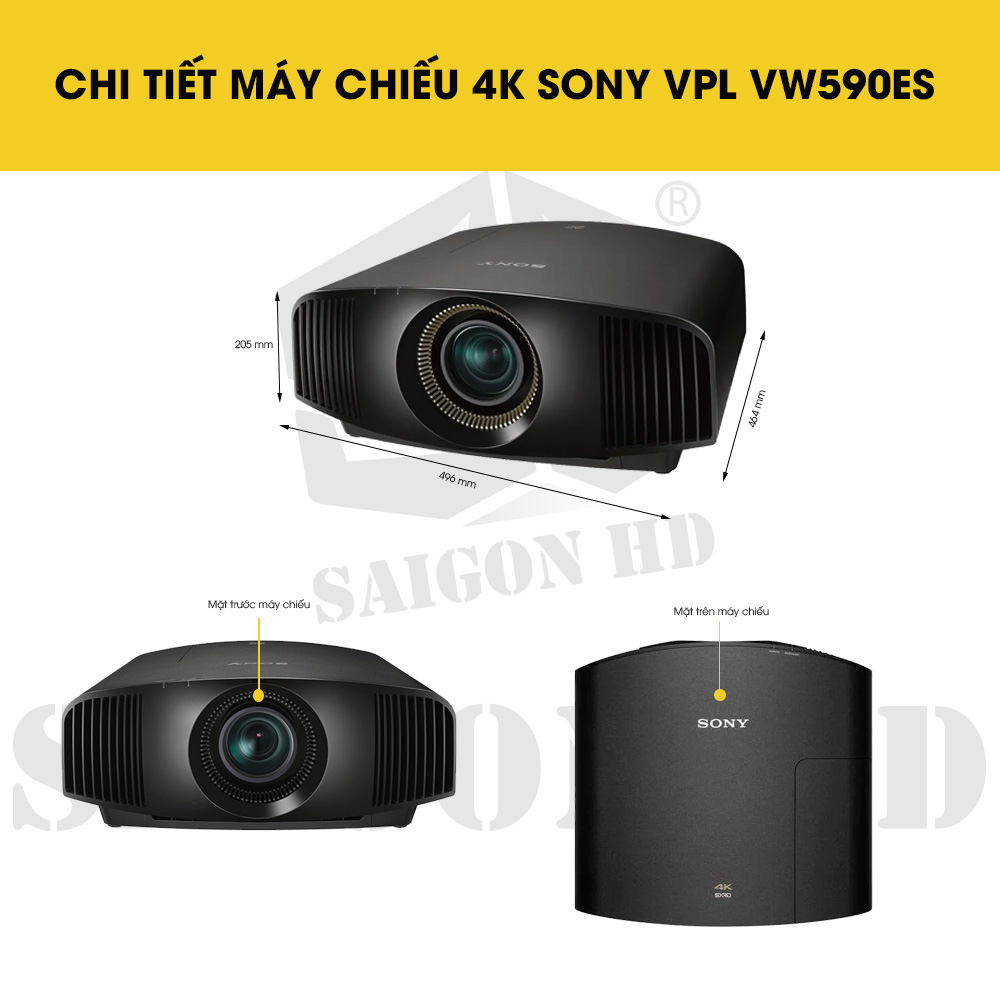 CHI TIẾT MÁY CHIẾU 4K SONY VPL VW590ES