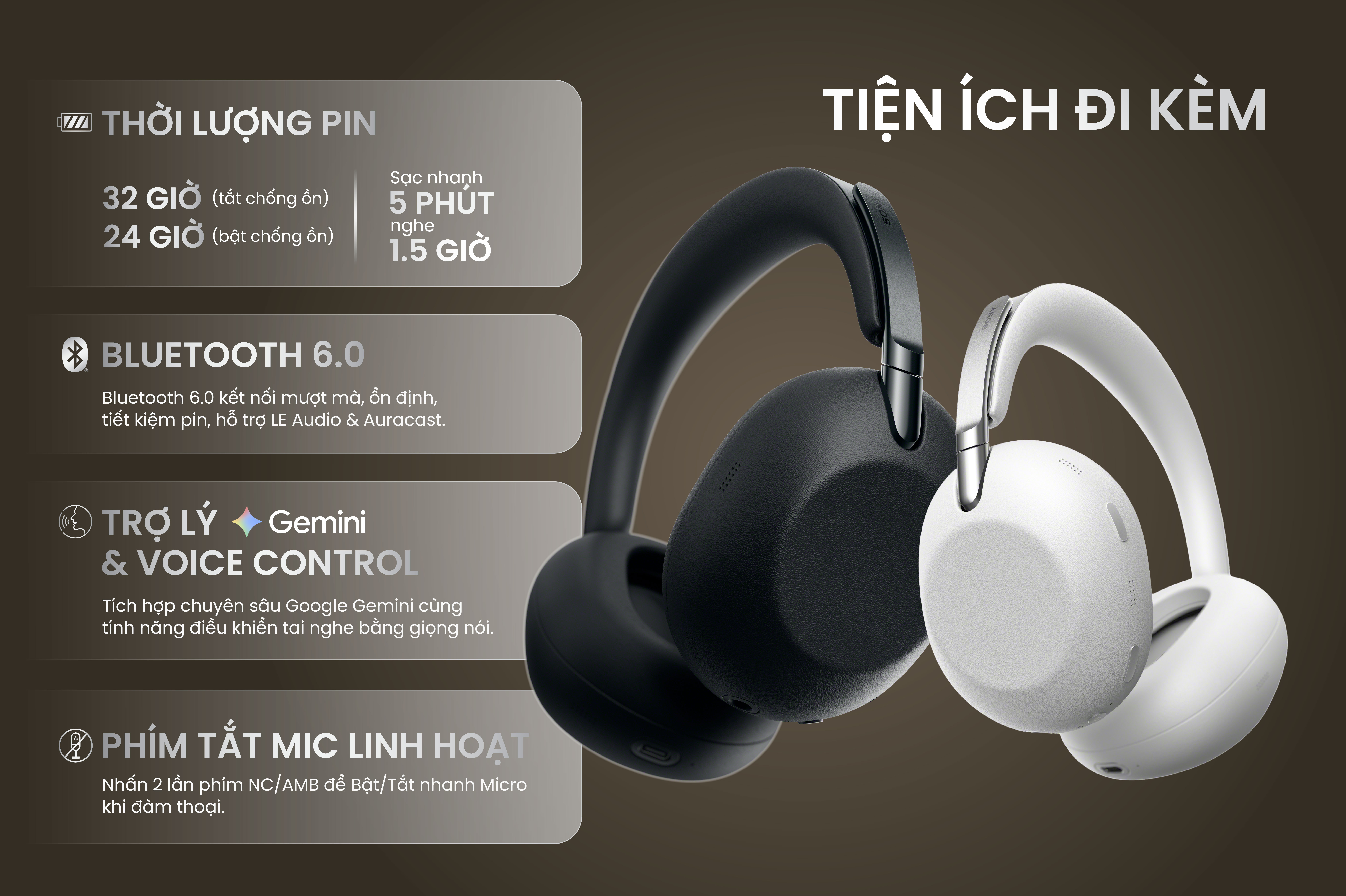 Tai nghe chống ồn kh&ocirc;ng d&acirc;y Sony 1000X The Collexion ch&iacute;nh h&atilde;ng gi&aacute; rẻ nhất