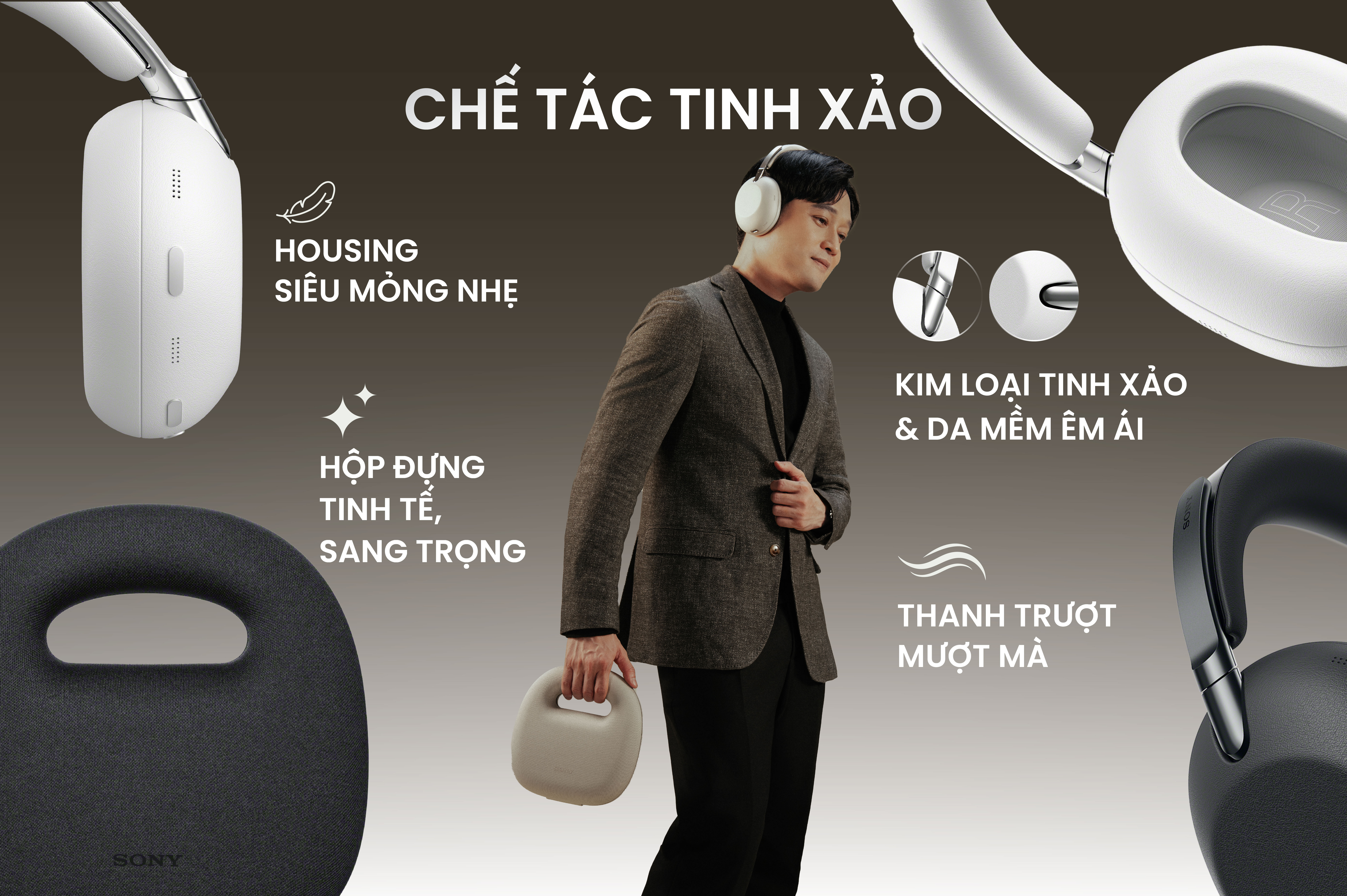 Tai nghe chống ồn kh&ocirc;ng d&acirc;y Sony 1000X The Collexion ch&iacute;nh h&atilde;ng gi&aacute; rẻ nhất