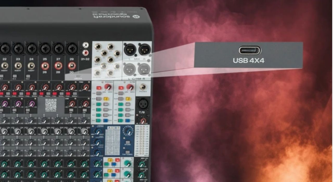 Mixer Soundcraft Signature Plus 12 ch&iacute;nh h&atilde;ng gi&aacute; rẻ