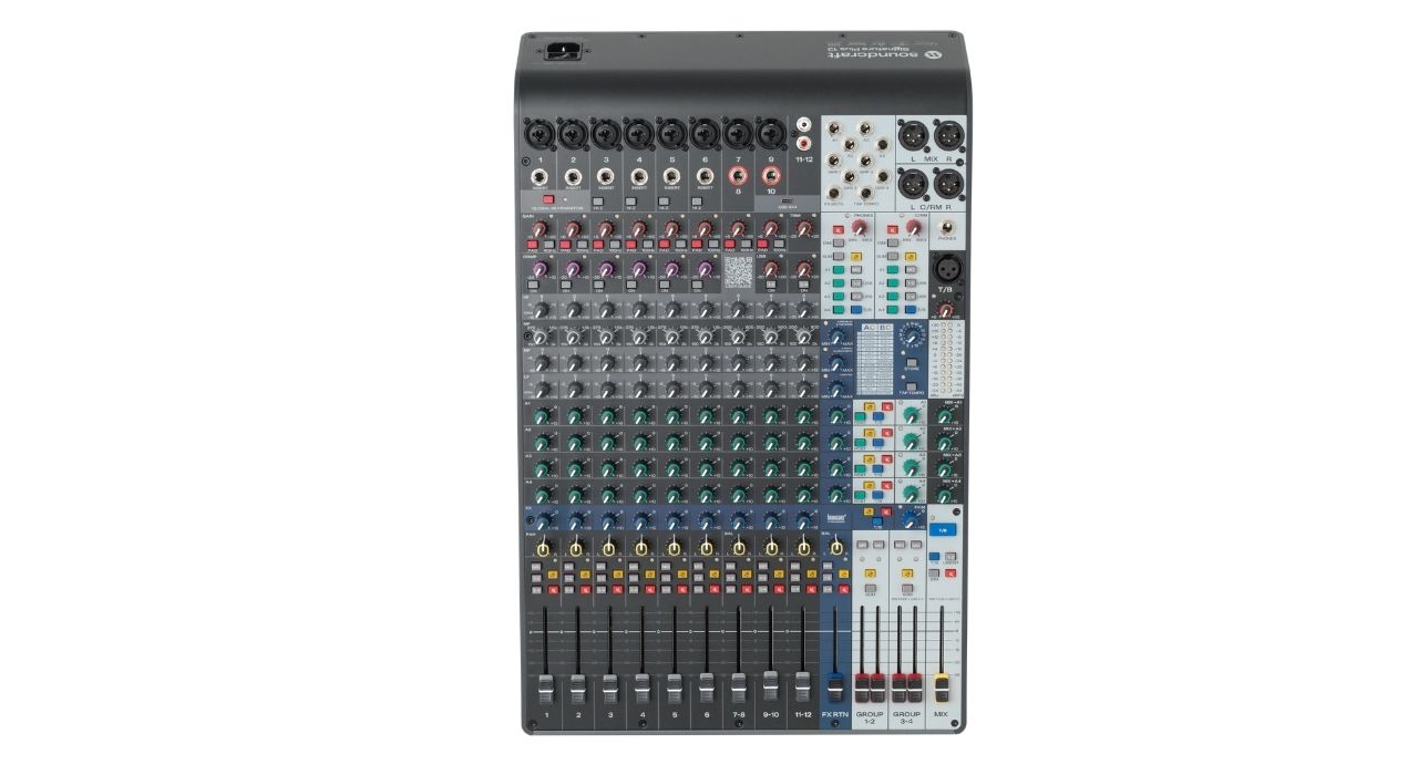 Mixer Soundcraft Signature Plus 12 ch&iacute;nh h&atilde;ng gi&aacute; rẻ