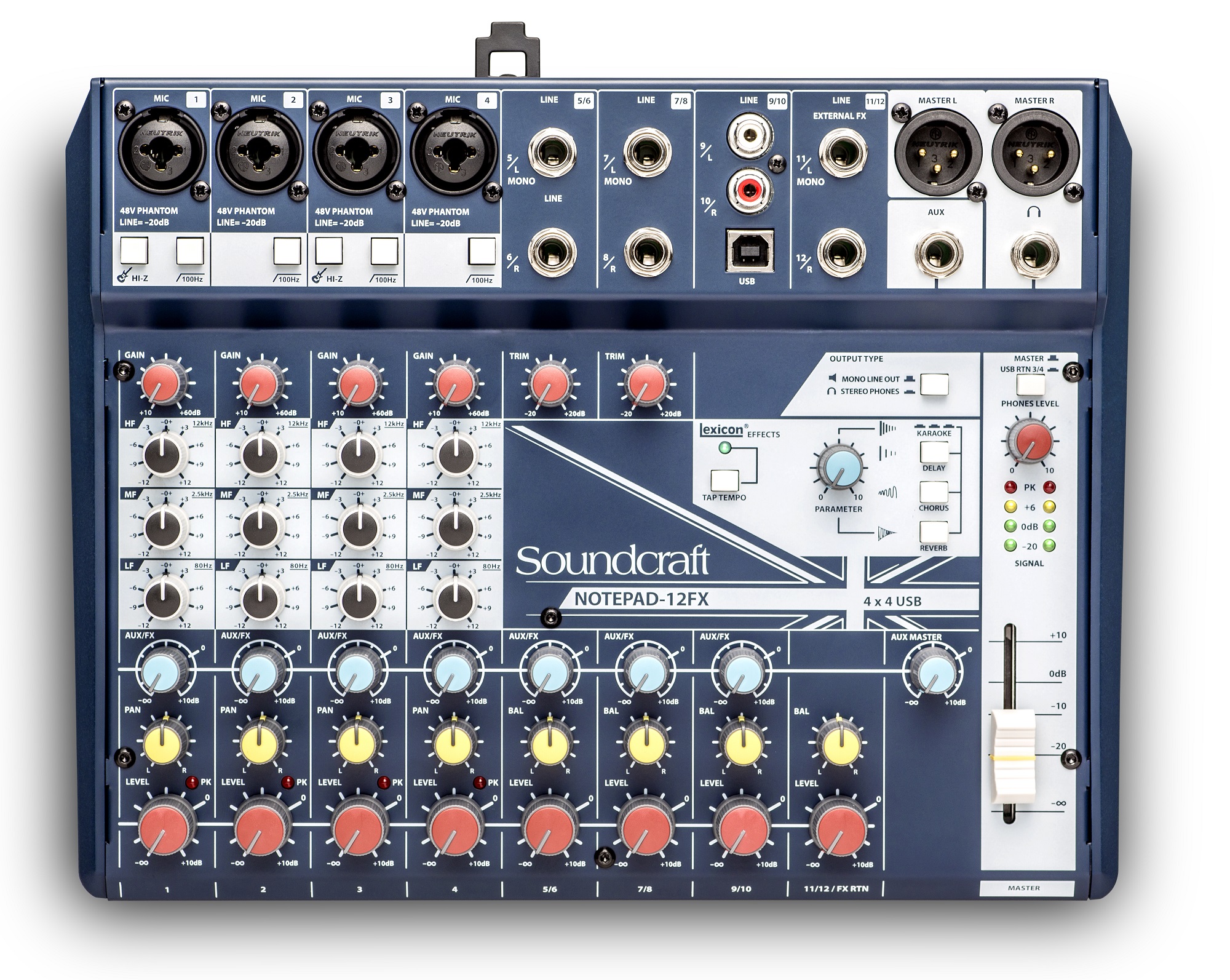 MIXER SOUNDCRAFT NOTEPAD 12FX