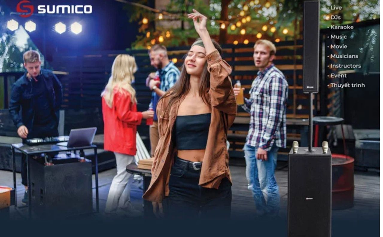 Loa Column Karaoke Sumico SCL102 ch&iacute;nh h&atilde;ng gi&aacute; rẻ