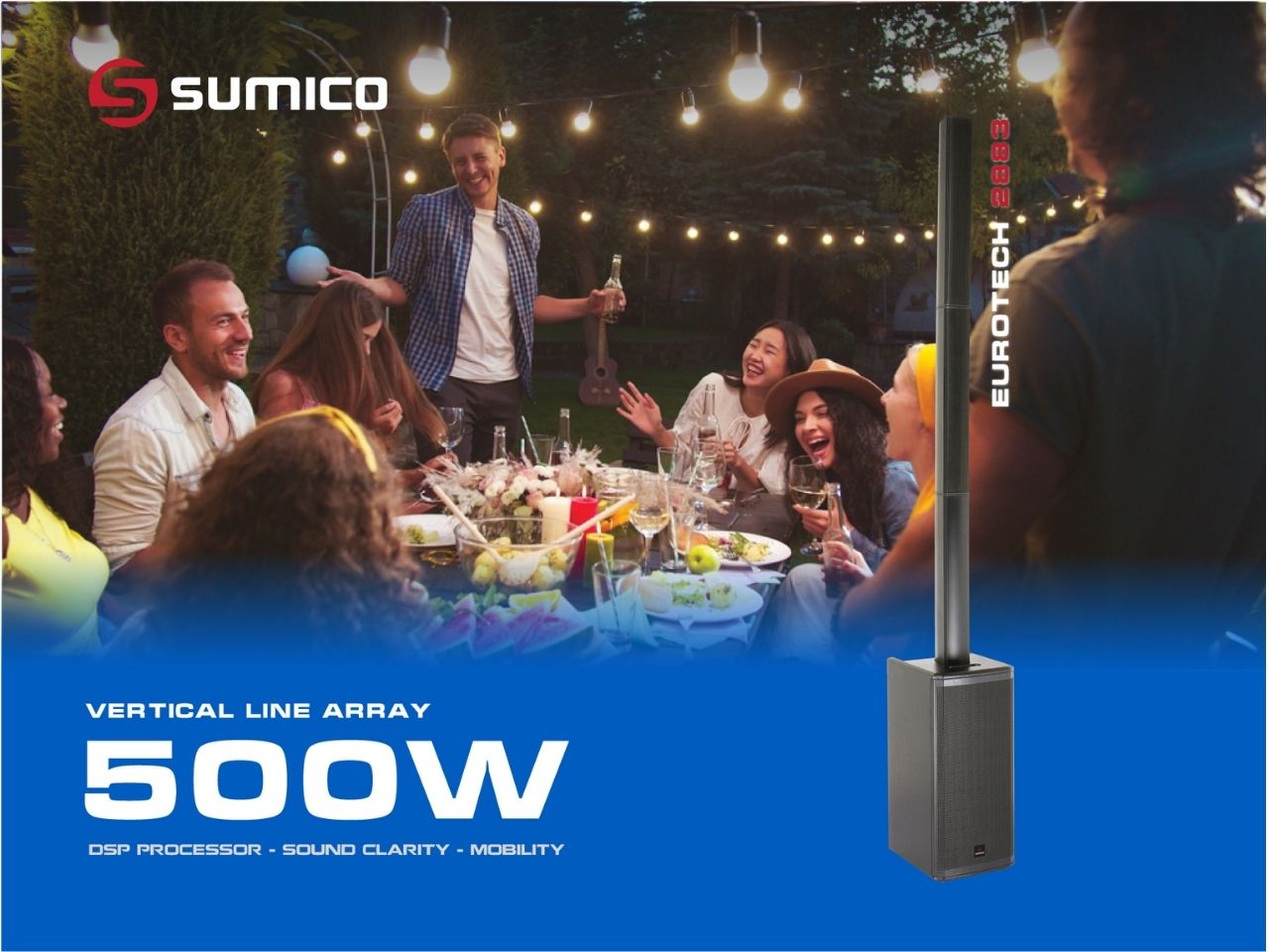 Loa Cột  Sumico EUROTECH 2883 ch&iacute;nh h&atilde;ng gi&aacute; rẻ