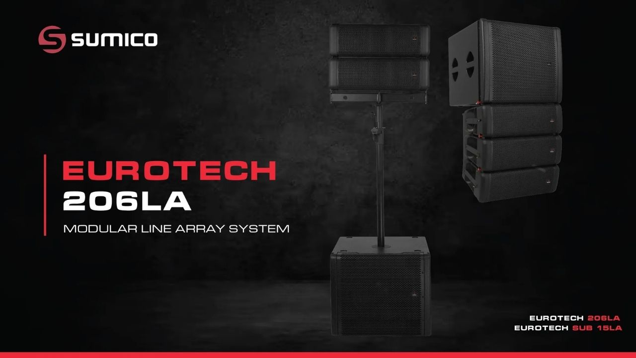 Loa Line Array Active Sumico EUROTECH 206LA ch&iacute;nh h&atilde;ng gi&aacute; rẻ