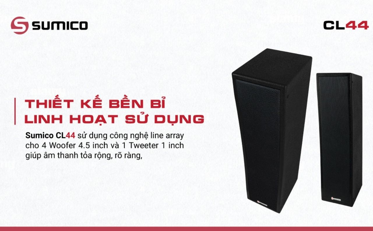 Loa Passive Column Sumico CL44 ch&iacute;nh h&atilde;ng gi&aacute; rẻ
