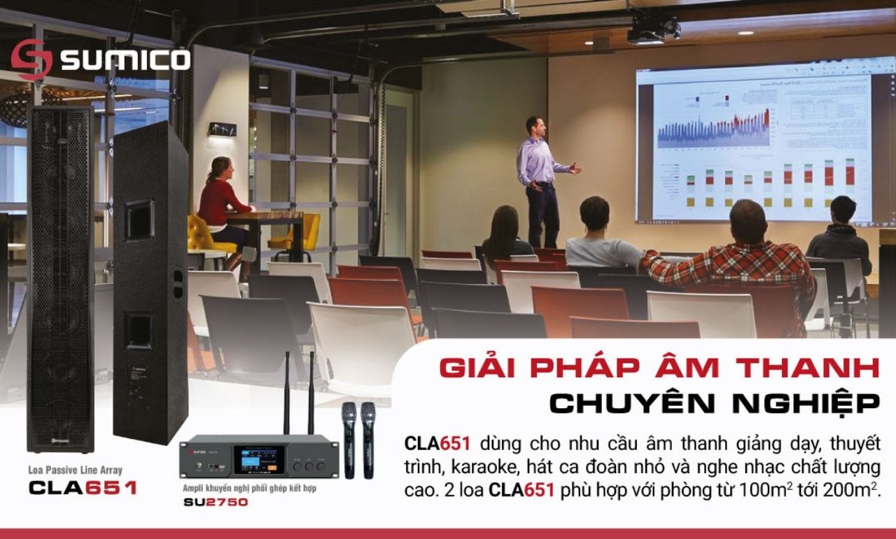 Loa Passive Column Sumico CLA651 ch&iacute;nh h&atilde;ng gi&aacute; rẻ